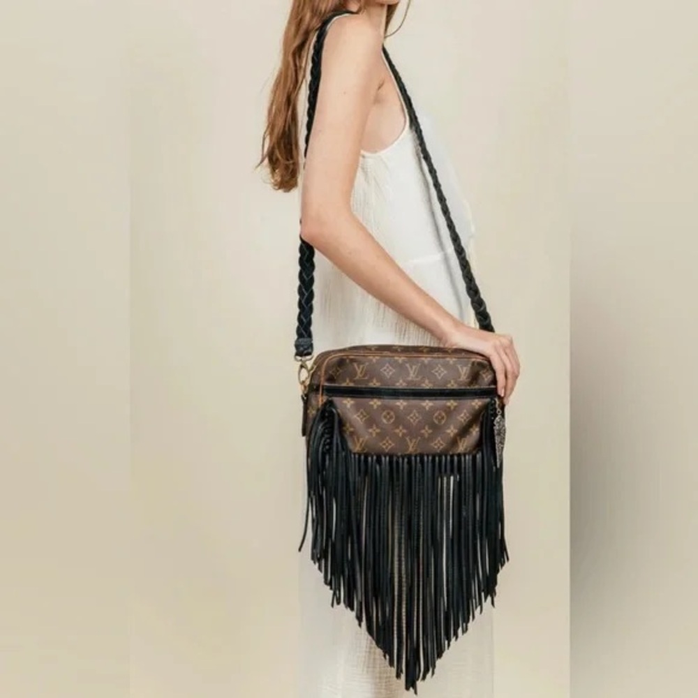 Vintage Boho Bags Louis Vuitton Fringe Bag